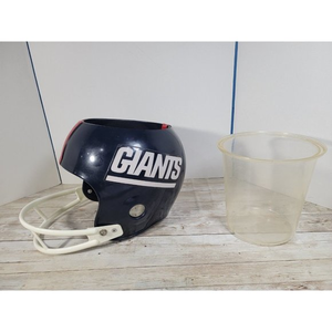 NFL‎ New York Giants full size Helmet Party Snack Chip Chili Bowl VINTAGE